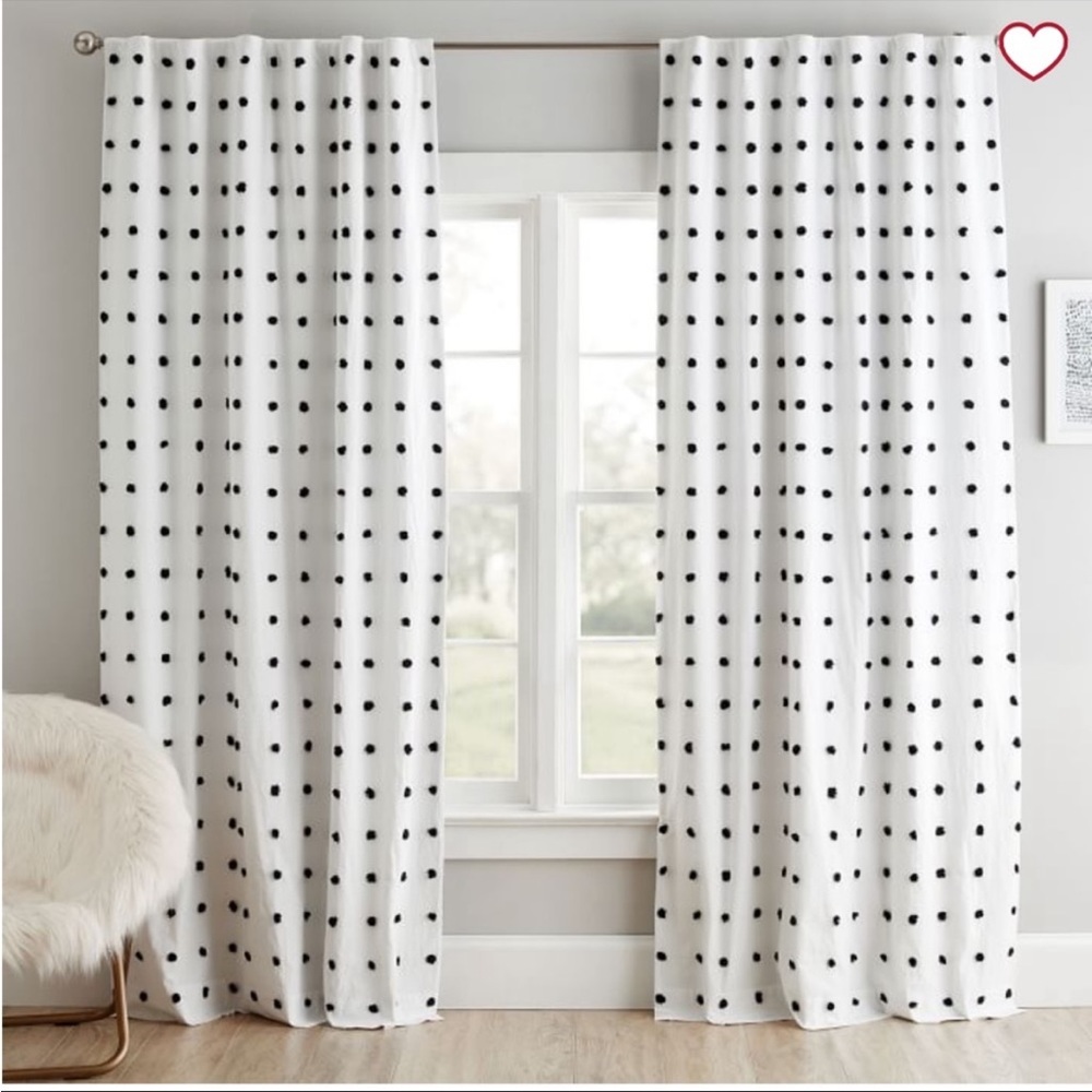 Pottery Barn teen blackout curtains. L63 “